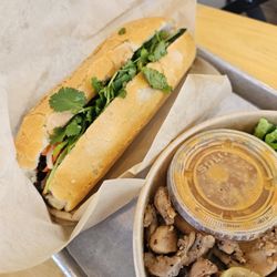 Mi-Sant Banh Mi - MS Banh Mi (mmmm!) and Teriyaki Chicken