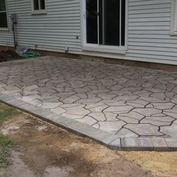 AMS Lawn & Landscapes - Patio job / after
