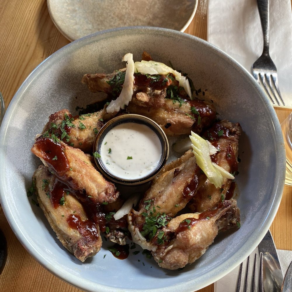 These wings right here had us eating here two days in a row. Absolutely delicious! Chefs kiss