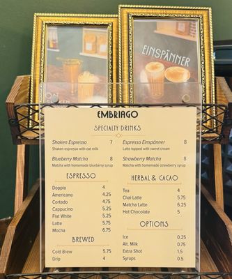 Menu photo 1 Embriago Coffee New York, NY