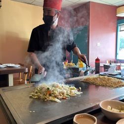 Osaka Restaurant - Our chef was very entertaining and great!