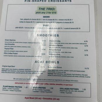 The Fin Coffee - Menu - Coffee & Tea Near Me - Murrieta, California The Fin Coffee - Menu - Coffee & Tea Near Me - Murrieta, California