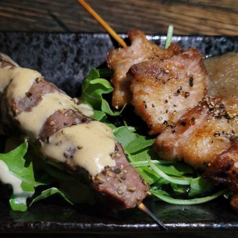 Skål Beer Hall - Pork Belly skewer, $5 - 2.5 Stars, Venison skewer, $6 - 5 Stars - Beer Bar Near Me - Seattle, Washington