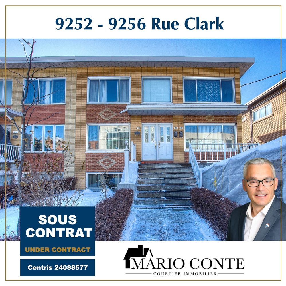 MARIO CONTERE/MAX Updated September 2024 4865 Rue Jarry E