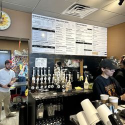 Nowhere Coffee - Menu, order counter