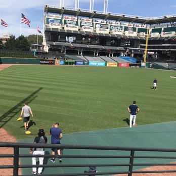Progressive Field - 30 July 2019 -- Players practicing -- Houston Astros vs. Cleveland Indians baseball game (in Cleveland). - Stadiums & Arenas Near Me - Cleveland, Ohio Progressive Field - 30 July 2019 -- Players practicing -- Houston Astros vs. Cleveland Indians baseball game (in Cleveland). - Stadiums & Arenas Near Me - Cleveland, Ohio