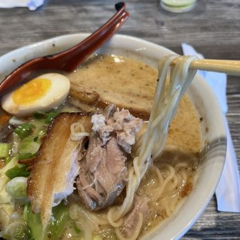 Nikka Ramen - Pork belly to left and pork shoulder to right was better - Ramen Near Me - Goleta, California