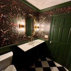 Goulet Interior Finishes - Wallpaper installation by Steve Goulet