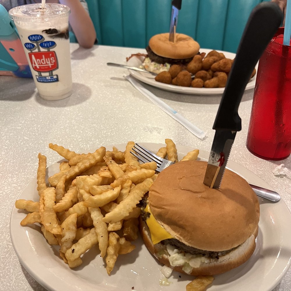 Andy's Igloo - Biggest Burger on the menu! Awesome. Loved the Burger, Cole Slaw, Fries, - American Near Me - Winter Haven, Florida Andy's Igloo - Biggest Burger on the menu! Awesome. Loved the Burger, Cole Slaw, Fries, - American Near Me - Winter Haven, Florida