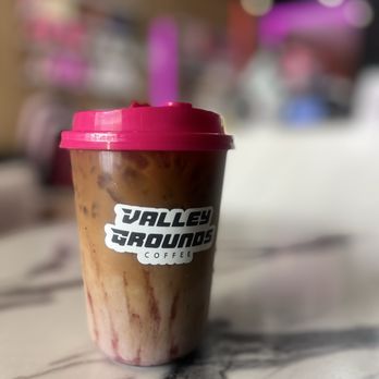 Valley Grounds Coffee - Iced blueberry oatmilk latte. - Coffee & Tea Near Me - Los Angeles, California Valley Grounds Coffee - Iced blueberry oatmilk latte. - Coffee & Tea Near Me - Los Angeles, California