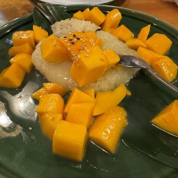 Chiang Rai - Sticky Mango Rice for dessert. - Thai Near Me - Long Beach, California Chiang Rai - Sticky Mango Rice for dessert. - Thai Near Me - Long Beach, California