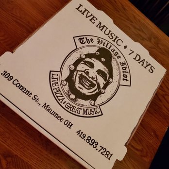 Village Idiot - Take home pizza box. So you won't forget where you were last night. - Bars Near Me - Maumee, Ohio Village Idiot - Take home pizza box. So you won't forget where you were last night. - Bars Near Me - Maumee, Ohio
