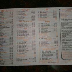 Chan's Chinese Food Takeout Shop - Menu as of Jan 17, 2017
