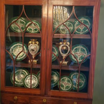 The White House - Some of the China on display in the Green Room - Landmarks & Historical Buildings Near Me - Washington, DC, District of Columbia