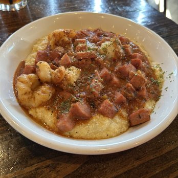 HT Seafood Company - Spicy Chorizo Shrimp and Grits - Seafood Near Me - Pearland, Texas