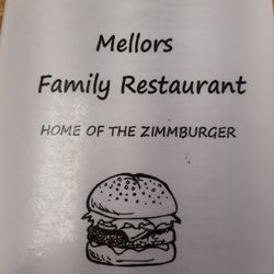 Mellor's Family Restaurant - Menu