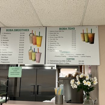The Sandwich Shoppe - Boba menu (no dairy free options) - Bubble Tea Near Me - Fresno, California The Sandwich Shoppe - Boba menu (no dairy free options) - Bubble Tea Near Me - Fresno, California