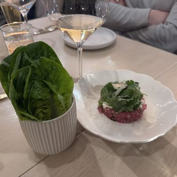 Dario - Beef tartar with lettuce wraps - Italian Near Me - Minneapolis, Minnesota