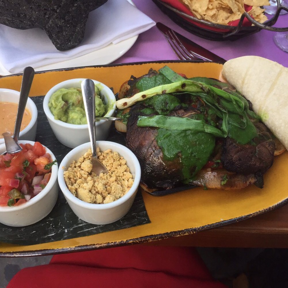 El Vez - Half portion of the portabella mushroom fajitas - Mexican Near Me - Philadelphia, Pennsylvania El Vez - Half portion of the portabella mushroom fajitas - Mexican Near Me - Philadelphia, Pennsylvania