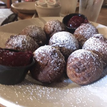 Rathskeller Bistro - Beignets. Awful and dry. Yuck! - New American Near Me - Fredericksburg, Texas