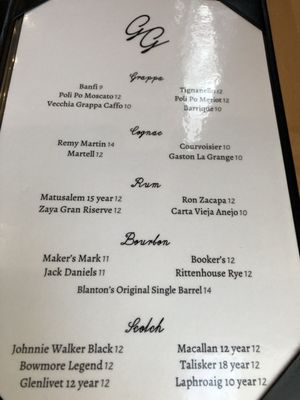 Menu photo 3 Gran Gusto Cambridge, MA