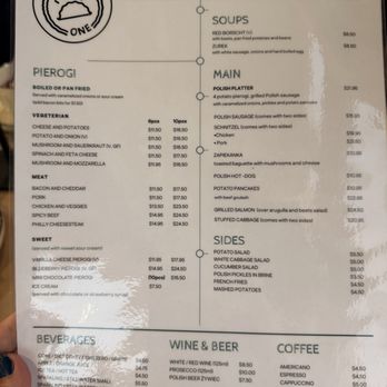 Pierogi One - Menu - Polish Near Me - Orlando, Florida