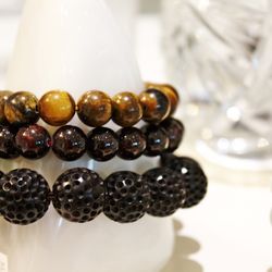 Eastern coral - Men can find a wide variety of gemstone jewelry and accessories with masculine appeal.