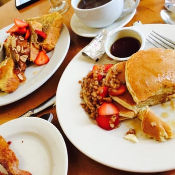 Sarabeth's Key West - Lemon ricotta with strawberries and wheat berries AND almond encrusted French toast! Yum! The 4 flower juice is a must!! - American Near Me - Key West, Florida Sarabeth's Key West - Lemon ricotta with strawberries and wheat berries AND almond encrusted French toast! Yum! The 4 flower juice is a must!! - American Near Me - Key West, Florida