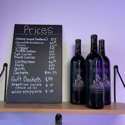 Stonemason Cellars - Prices for the food and logoed swag they sell at Stonemason Cellars in Santa Rosa.