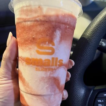 Smalls Sliders - Strawberry Swirl Shake - Burgers Near Me - McKinney, Texas