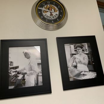 Gold Rush Chicken Carry Out & Delivery - History on the wall inside - Pizza Near Me - Milwaukee, Wisconsin