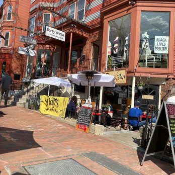 Shays Pub & Wine Bar - Outside seating in the parking lane too - American Near Me - Cambridge, Massachusetts