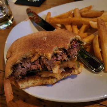 Side Bar East Lansing - Pink burger - Pubs Near Me - East Lansing, Michigan
