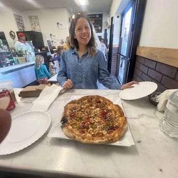786 Degrees - Enjoying my pizza!! - Pizza Near Me - Los Angeles, California