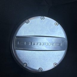 Aluminum fuel door Aluminum fuel door