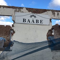 Bahnhof Baabe - Die Ruine des Bahnhofsgebäudes