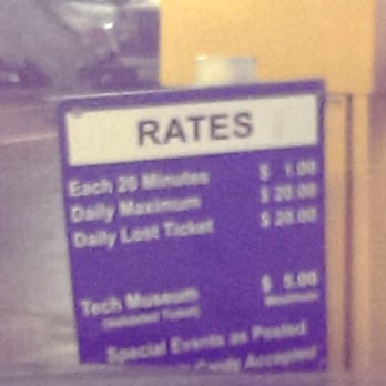 San Jose Convention Center - Here's the parking rates (or at least the prices during the 2015 Big Wow Comic Fest in mid-April), for underground parking in the structure - Venues & Event Spaces Near Me - San Jose, California San Jose Convention Center - Here's the parking rates (or at least the prices during the 2015 Big Wow Comic Fest in mid-April), for underground parking in the structure - Venues & Event Spaces Near Me - San Jose, California