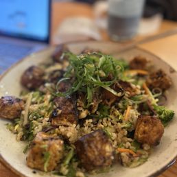 Miso Eggplant & Crispy Rice