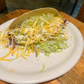 Escobar's Mexican Restaurant - Beef taco à la cart - Mexican Near Me - Kanab, Utah