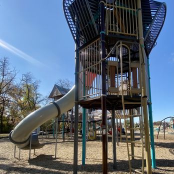 Spirit Park - Spirit Park - back view of the last portion of the playground for older children - Parks Near Me - Allen, Texas Spirit Park - Spirit Park - back view of the last portion of the playground for older children - Parks Near Me - Allen, Texas