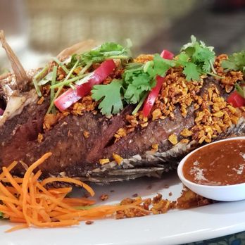 Jitlada - Whole fried fish - Thai Near Me - Los Angeles, California Jitlada - Whole fried fish - Thai Near Me - Los Angeles, California
