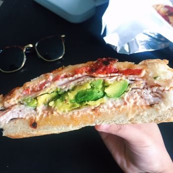 Panes Bread Cafe - Turkey, turkey: turkey, avo, roasted red pepper, spicy mayo on tomato bread. SO GOOD. - Sandwiches Near Me - Chicago, Illinois Panes Bread Cafe - Turkey, turkey: turkey, avo, roasted red pepper, spicy mayo on tomato bread. SO GOOD. - Sandwiches Near Me - Chicago, Illinois