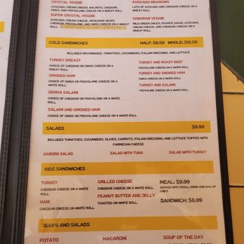 Crystal Creek Sandwich - Menu - Sandwiches Near Me - Flagstaff, Arizona