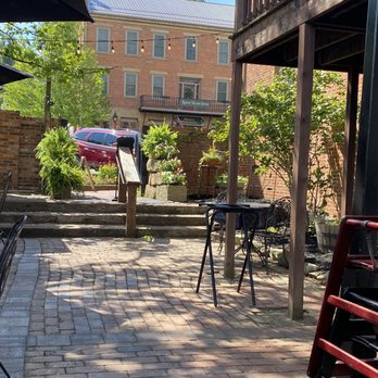 The Warehouse Steak n' Stein - patio with tables and chairs - Steakhouses Near Me - Coshocton, Ohio The Warehouse Steak n' Stein - patio with tables and chairs - Steakhouses Near Me - Coshocton, Ohio