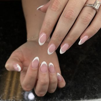 Blissful Nail Bar - French dip with bubble bath - Nail Salons Near Me - Apex, North Carolina Blissful Nail Bar - French dip with bubble bath - Nail Salons Near Me - Apex, North Carolina
