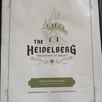 The Heidelberg - German Near Me - Helen, Georgia The Heidelberg - German Near Me - Helen, Georgia