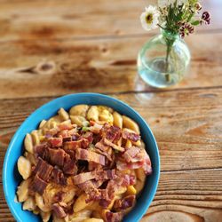 Artists Village Cafe - Elote Mac & Cheese with Bacon