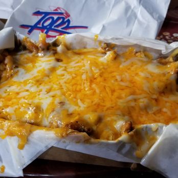 Tops Burgers - Large chili cheese fries. So much cheese. - Burgers Near Me - Pasadena, California Tops Burgers - Large chili cheese fries. So much cheese. - Burgers Near Me - Pasadena, California