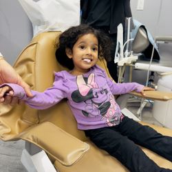 Diamond Coast Dental - Feeling super confident, no fear at all, because she's heading to her favorite dental office! She's ready to shine that smile.