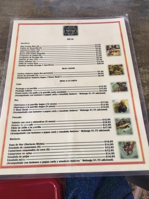 Menu photo 2 Andares Utuado, PR